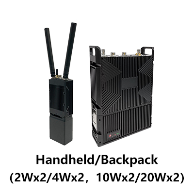 Serie DDLmesh di collegamento dati digitali wireless di radio portatile e radio backpack